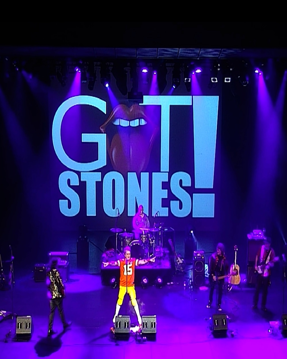 Got Stones live on stage